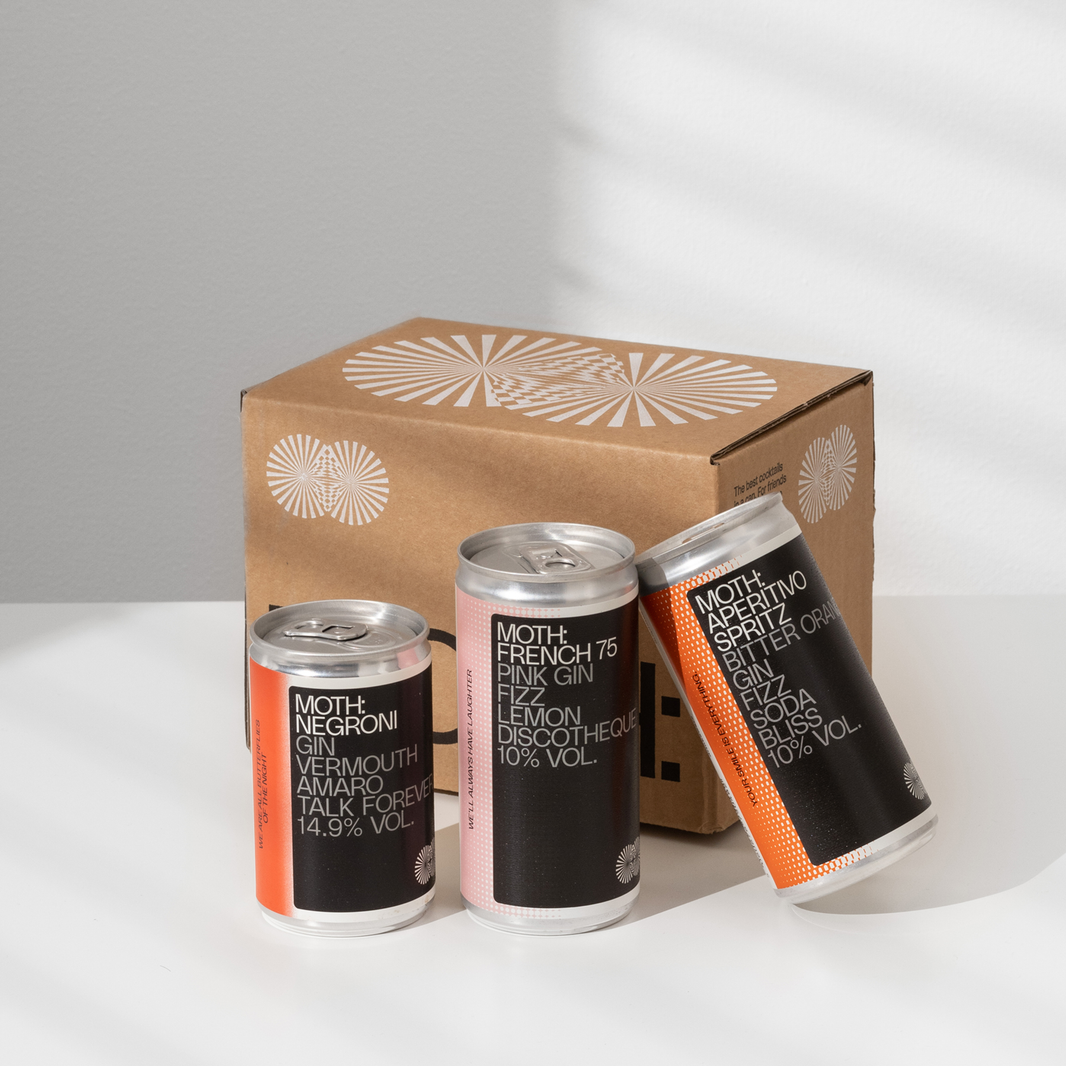Moth Cocktaisl MOTH B-Corp: The Most Delicious Cocktails in a Can
